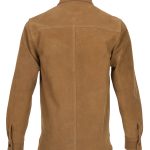 Pike Brothers 1943 CPO Shirt Mulholland Brown cuir - vue detail poche