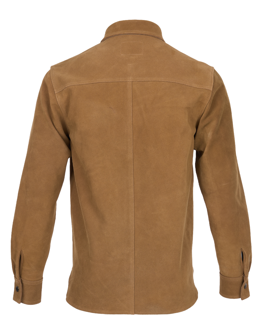 Pike Brothers 1943 CPO Shirt Mulholland Brown cuir - vue detail poche