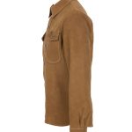 Pike Brothers 1943 CPO Shirt Mulholland Brown cuir - vue manche