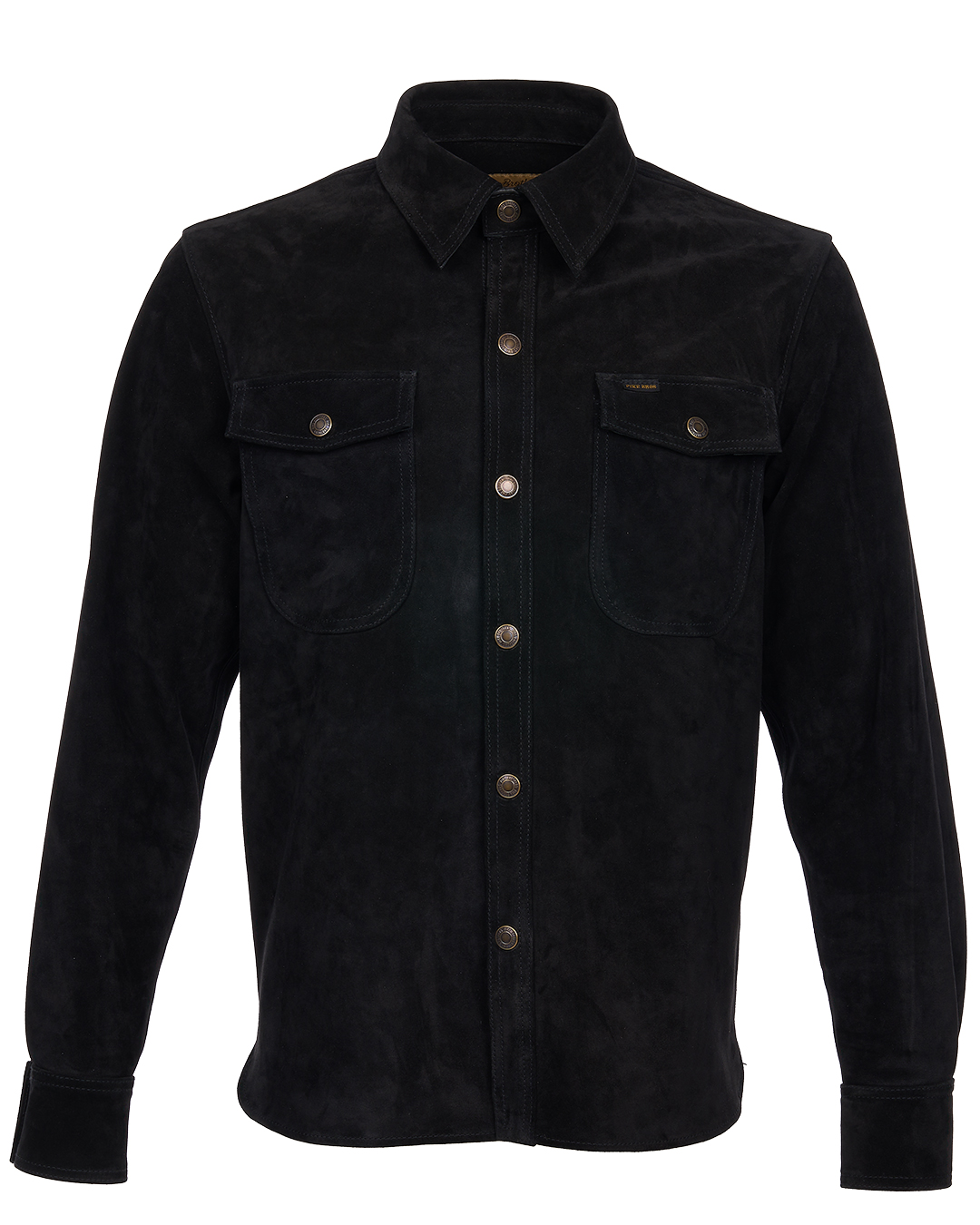Pike Brothers 1943 CPO Shirt Mulholland Black cuir - vue dos