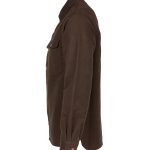 Pike Brothers 1943 CPO Shirt Moleskin Soil Brown - du00e9tail buttons