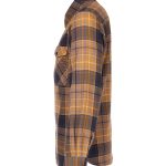 Pike Brothers 1943 CPO Shirt Shelton Geel - du00e9tail stof