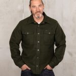 Pike Brothers 1943 CPO Shirt Moleskin Moss - front view