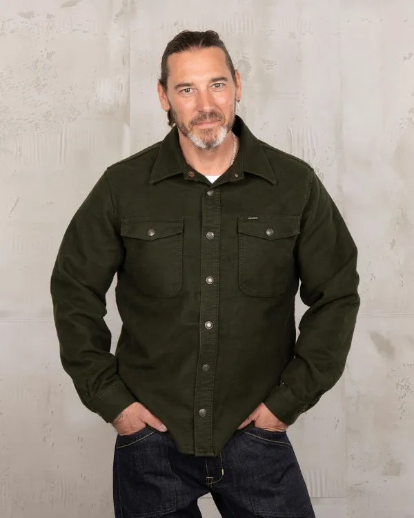 1943 CPO Shirt Moleskin Moss