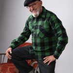 Pike Brothers 1943 CPO Shirt Buffalo Green Flannel - vue portee dos