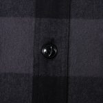 Pike Brothers 1943 CPO Shirt Buffalo Gray Flannel - worn profile view