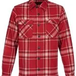Pike Brothers 1943 CPO Shirt Ohio Red - du00e9tail fabric