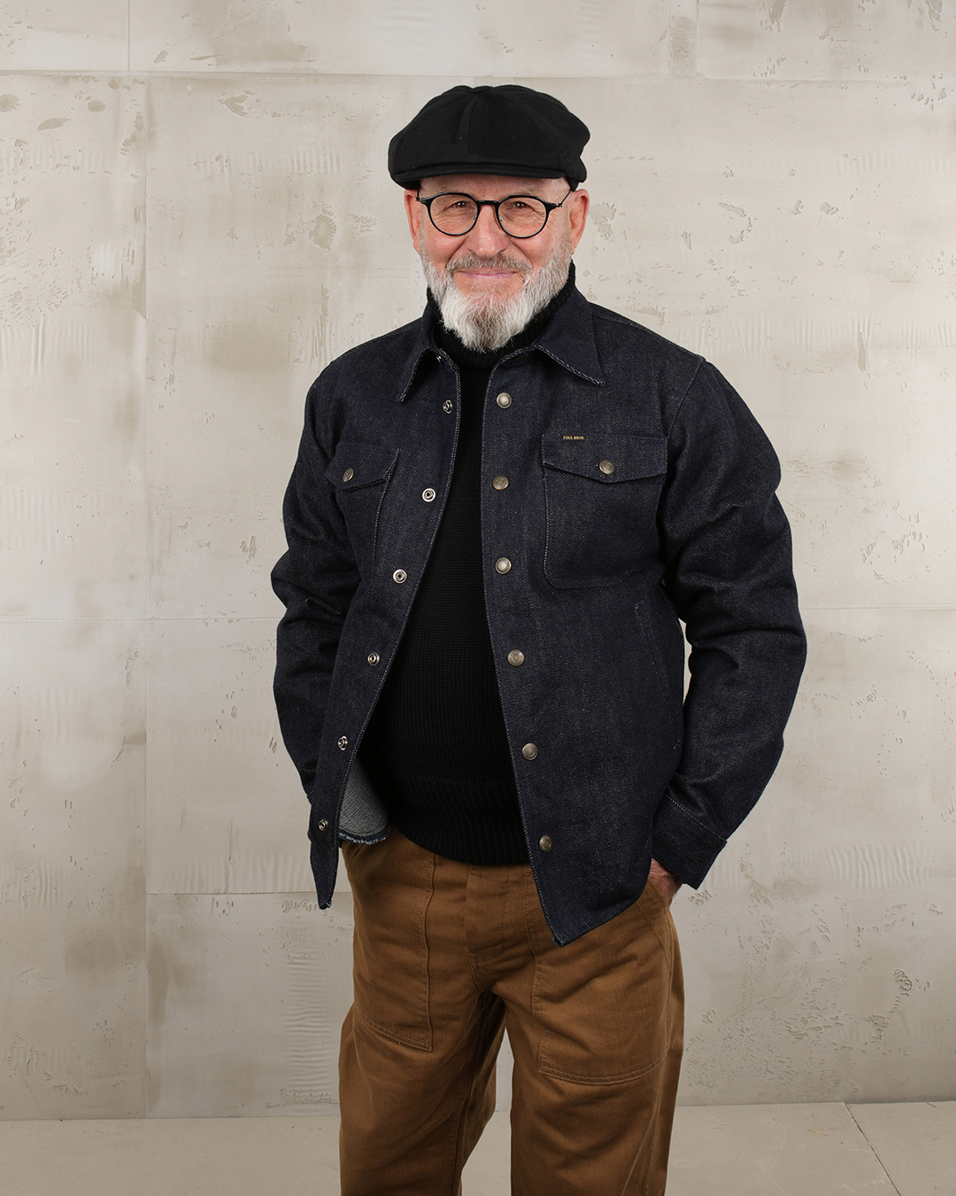 Pike Brothers 1967 CPO Shirt 21oz Denim - portu00e9e
