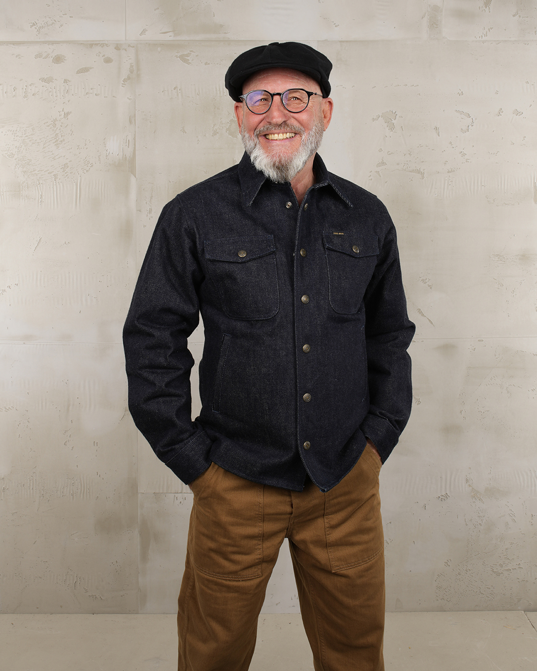 Pike Brothers 1967 CPO Shirt 21oz Denim - vue dos