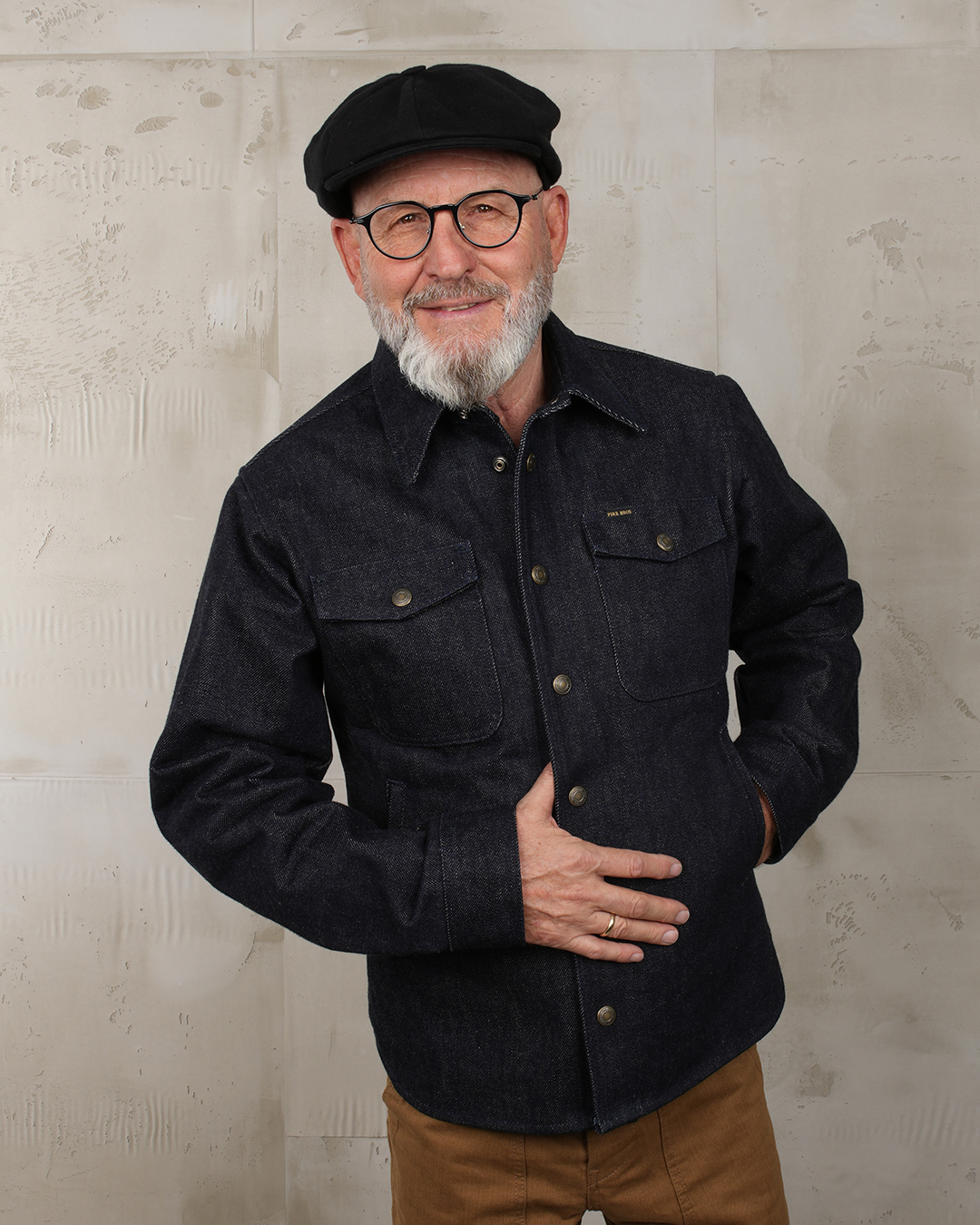 Pike Brothers 1967 CPO Shirt 21oz Denim - du00e9tail poches