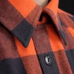 Pike Brothers 1943 CPO Shirt Buffalo Brick Flannel - side view