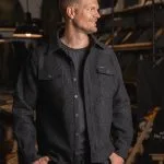 Pike Brothers 1943 CPO Shirt Atlanta Gray - du00e9tail fabric