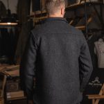 Pike Brothers 1943 CPO Shirt Atlanta Gray - du00e9tail collar
