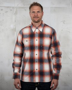 Camisa Roamer de Pike Brothers de 1937, color rojo Danville - vista frontal