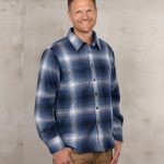 Pike Brothers 1937 Roamer Shirt Livingston Blue O&E - vue face