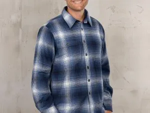 Chemise Pike Brothers 1937 Roamer Shirt Livingston Blue O&E