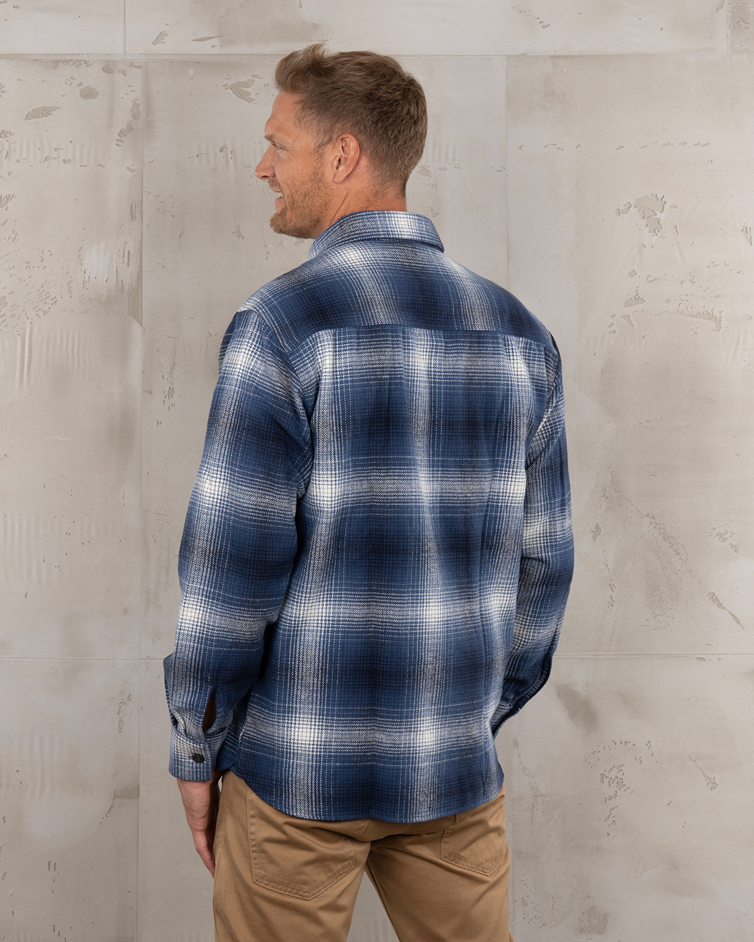 Pike Brothers 1937 Roamer Shirt Livingston Blue O&E - vue dos