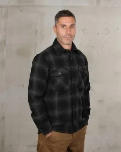 Pike Brothers 1943 CPO Shirt Logan Grey - vue face