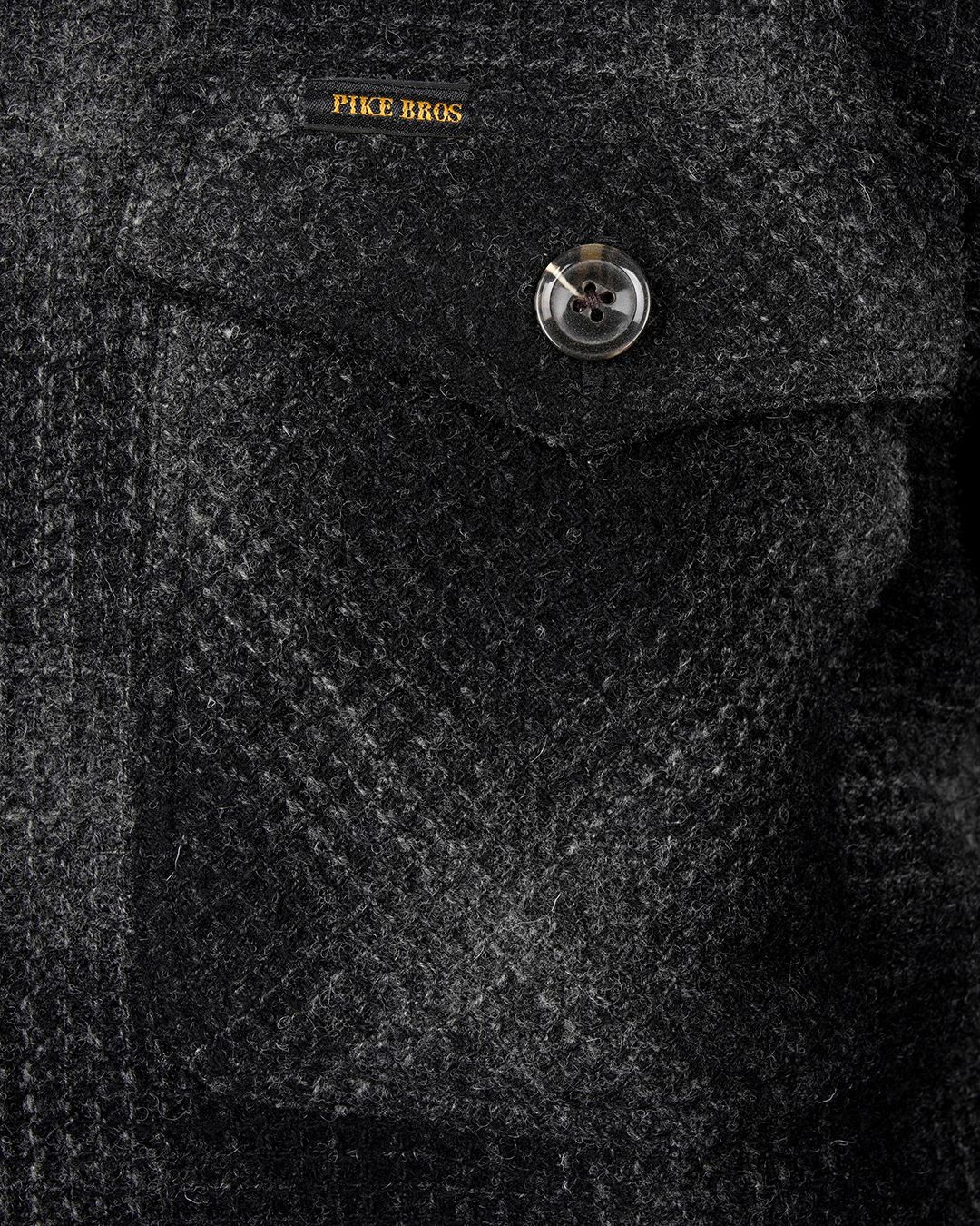 Pike Brothers 1943 CPO Shirt Logan Grey - du00e9tail boutons