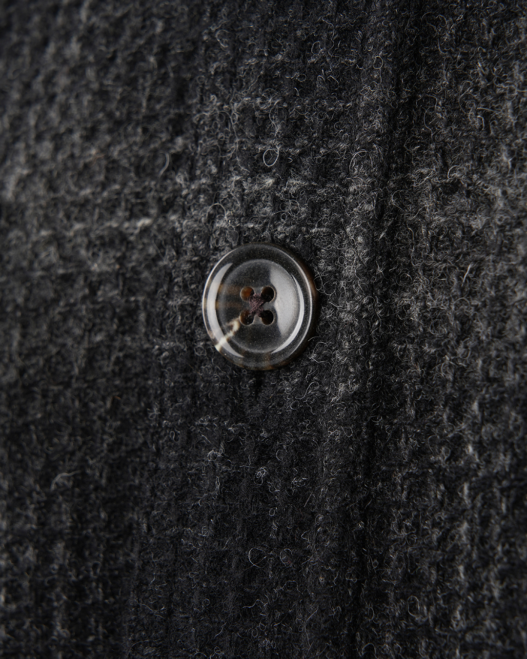 Pike Brothers 1943 CPO Shirt Logan Grey - du00e9tail col