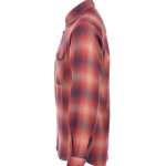 Pike Brothers 1943 CPO Hemd Tahoe Red O&E - Kragenansicht