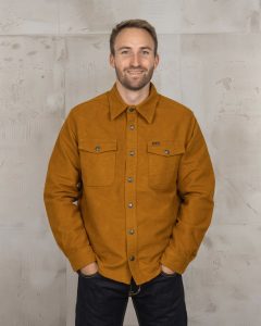 Pike Brothers 1943 CPO Shirt Moleskin Mustard - vue face