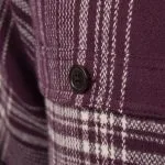 Pike Brothers 1937 Roamer Shirt Livingston Burgundy - du00e9tail buttons
