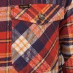Pike Brothers 1943 CPO Shirt Barrow Red - worn profile view
