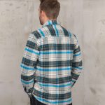 Pike Brothers 1943 CPO Shirt Barrow Green - vue portee profil