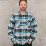 Pike Brothers 1943 CPO Shirt Barrow Green - vue portee face
