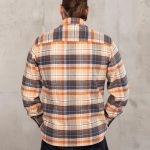 Pike Brothers 1943 CPO Shirt Barrow Orange - vue portee face