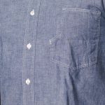 Pike Brothers 1937 Roamer Shirt SS Blue Chambray - du00e9tail poche
