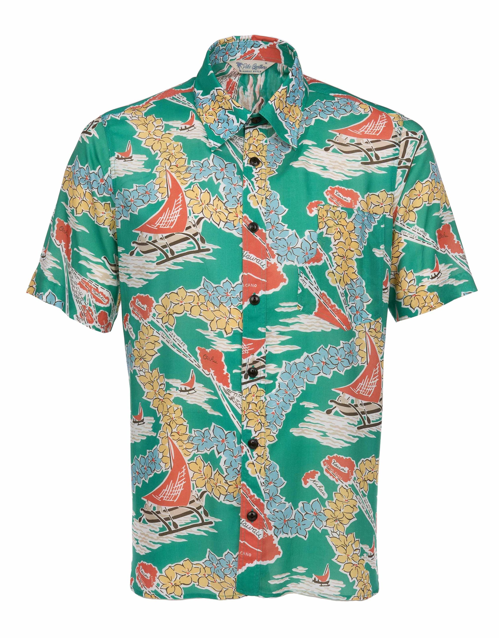 Roamer Shirt SS Hapuna Green - vue face
