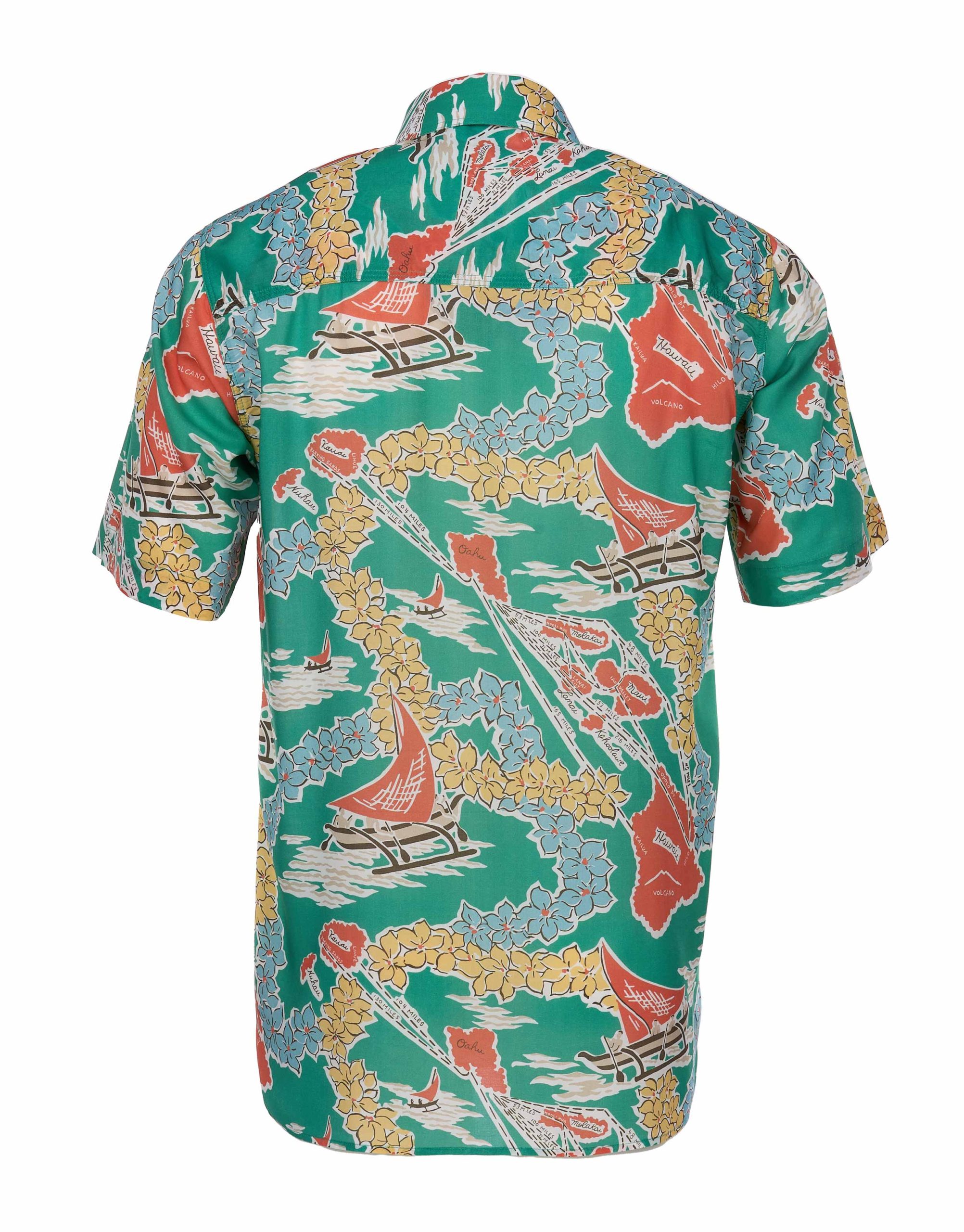 Roamer Shirt SS Hapuna Green - vue dos