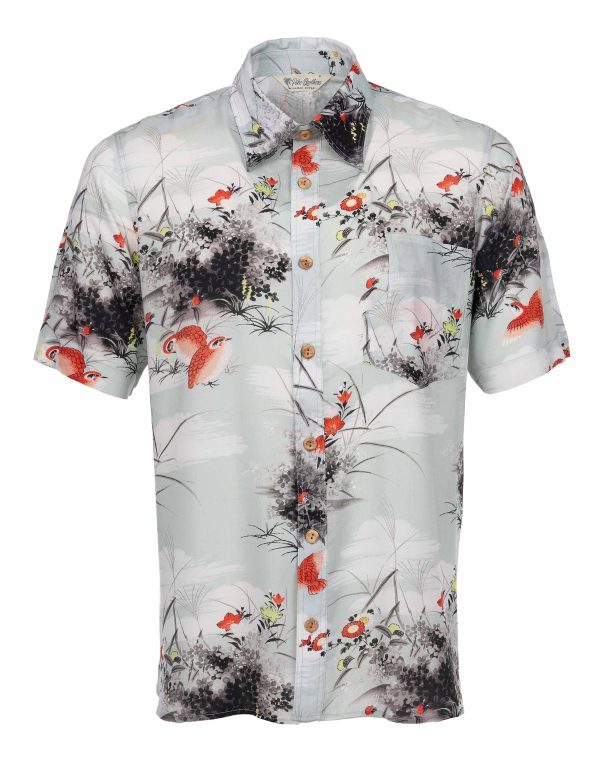 Chemise Pike Brothers 1937 Roamer Shirt Short Sleeve Hapuna Grey O&E