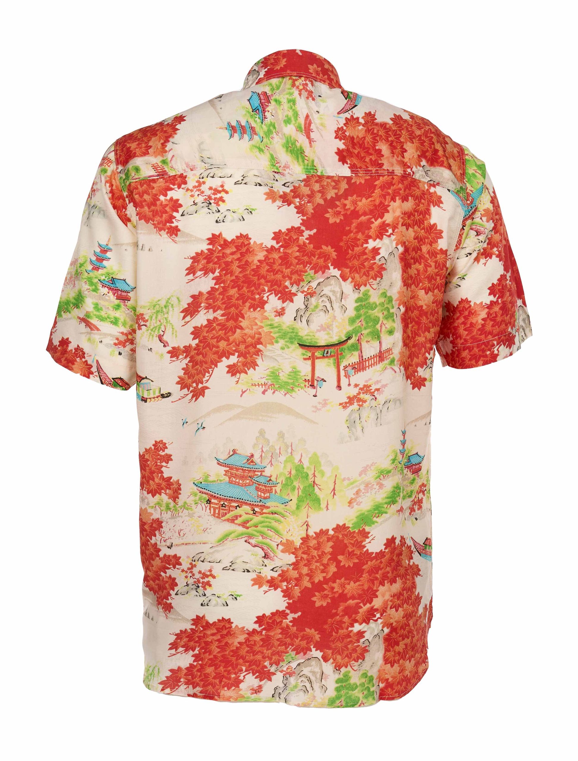 Pike Brothers 1937 Roamer Shirt Miyamato Orange manches courtes - vue dos