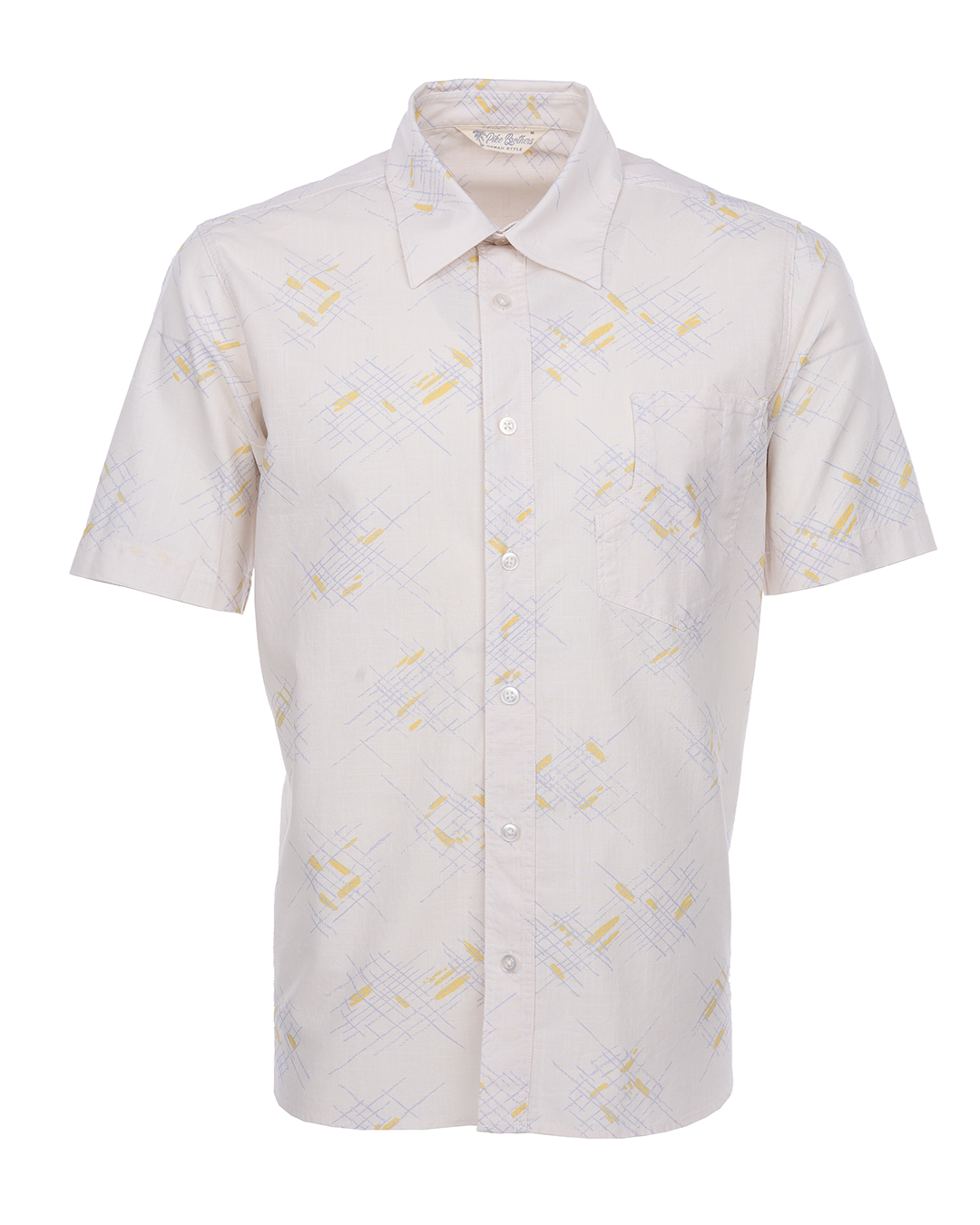 Pike Brothers Roamer Shirt SS Sportswear White - vue dos