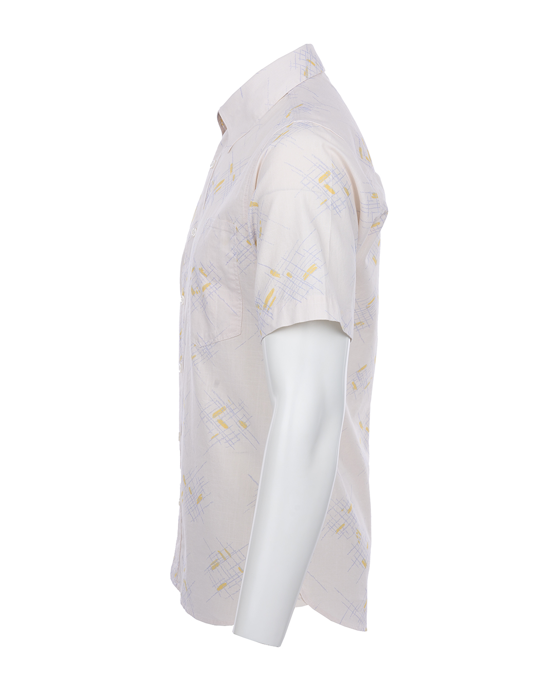 Pike Brothers Roamer Shirt SS Sportswear White - du00e9tail poche