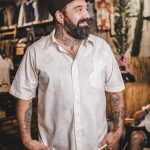 Pike Brothers Roamer Shirt SS Sportswear White - vue face