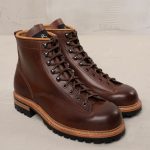 Bottes montagne 1946 Mountaineer Bourbon cuir pleine fleur Pike Brothers
