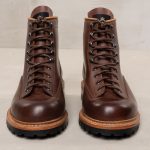 Bottes montagne 1946 Mountaineer Bourbon vue profil Pike Brothers