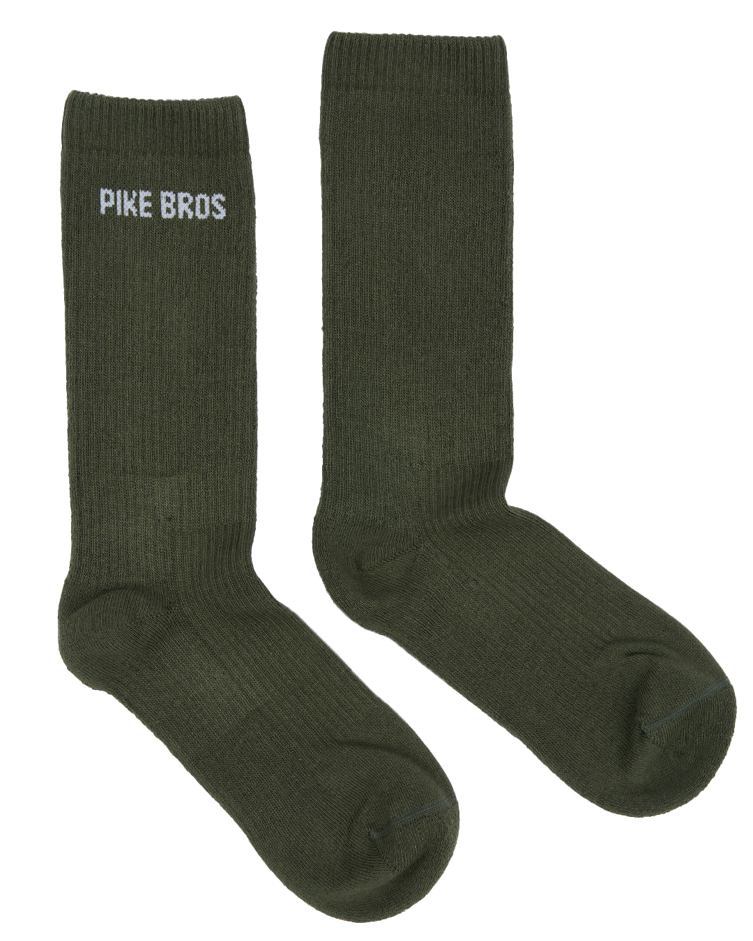 Chaussettes 1963 Service Socks Olive Pike Brothers - detail