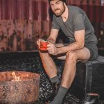 Chaussettes 1963 Utility Socks Walt Grey Pike Brothers - taille M