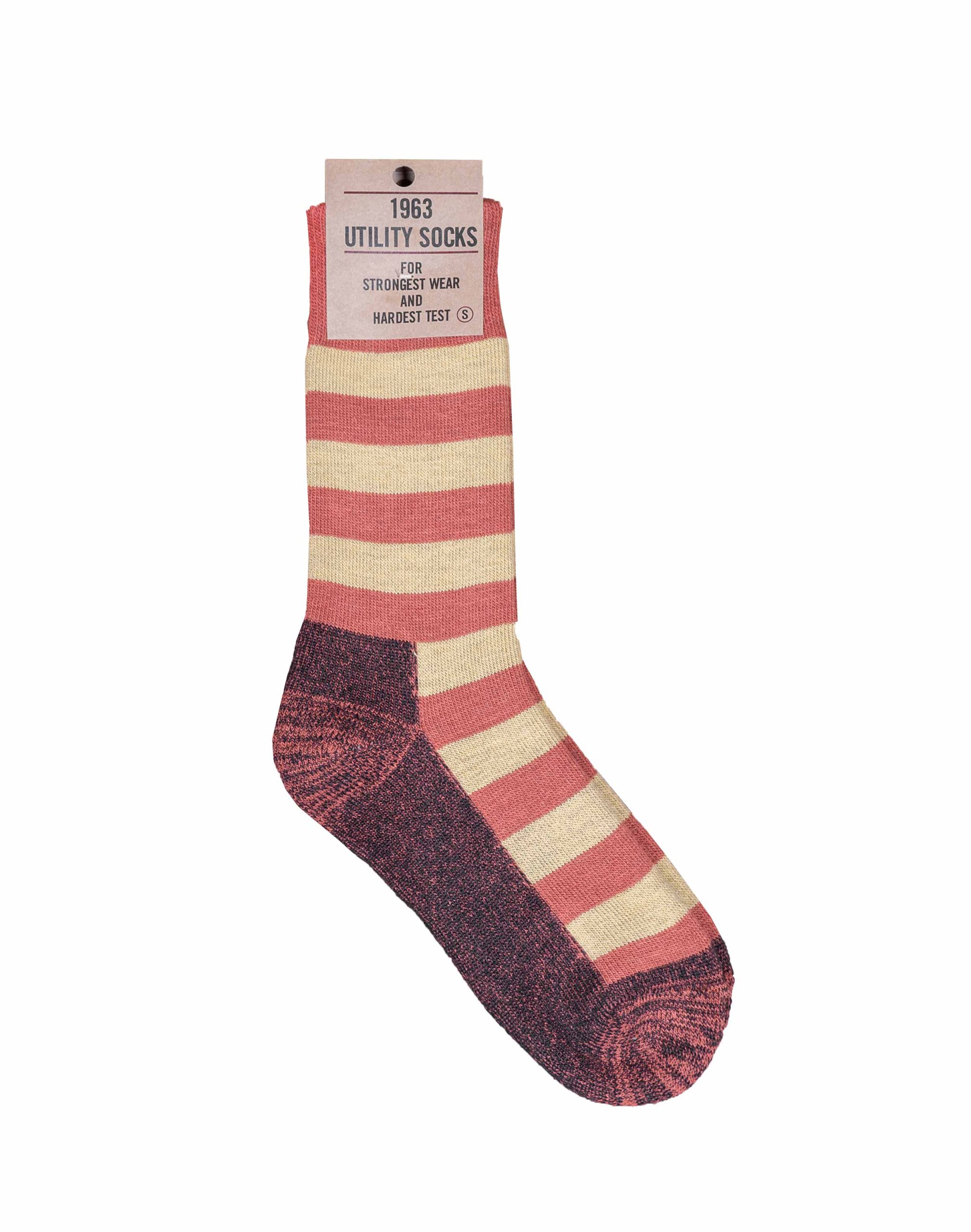 Chaussettes 1963 Utility Socks Walt Orange Pike Brothers