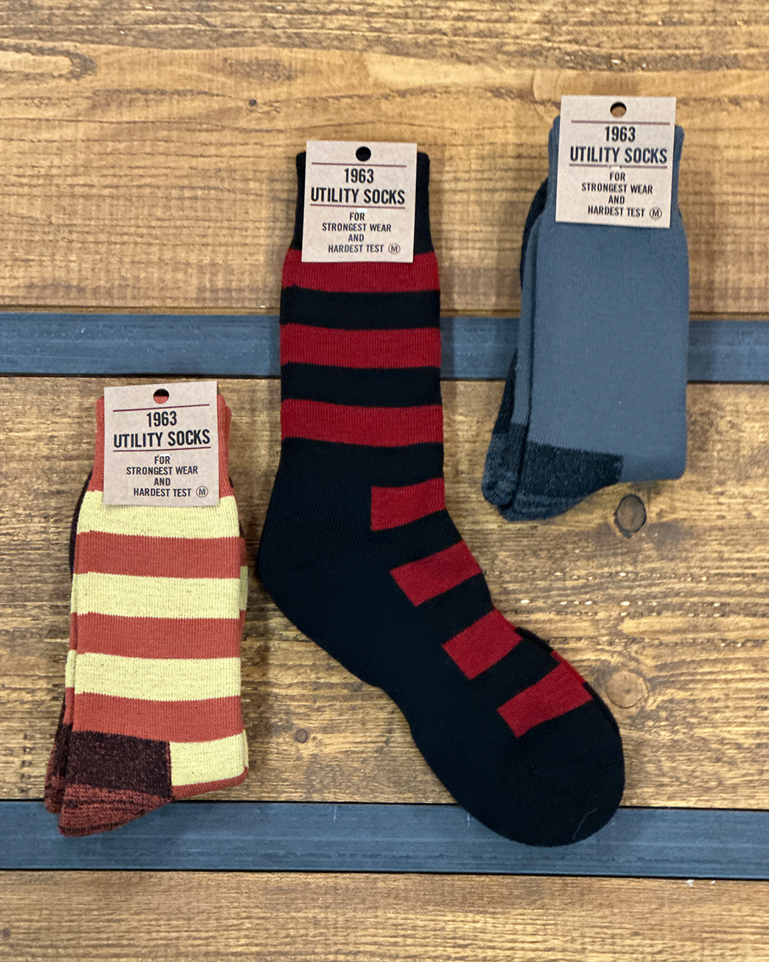 Chaussettes 1963 Utility Socks Walt Red Pike Brothers - taille S