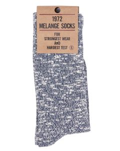 Chaussettes 1972 Melange Socks Blue Pike Brothers