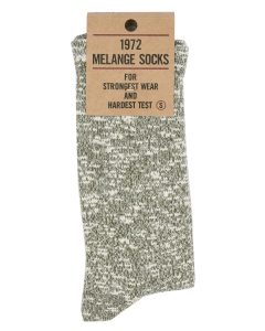 1972 Melange Socks Olive Pike Brothers