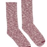 Chaussettes 1972 Melange Socks Red Pike Brothers - detail