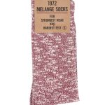 Chaussettes 1972 Melange Socks Red Pike Brothers