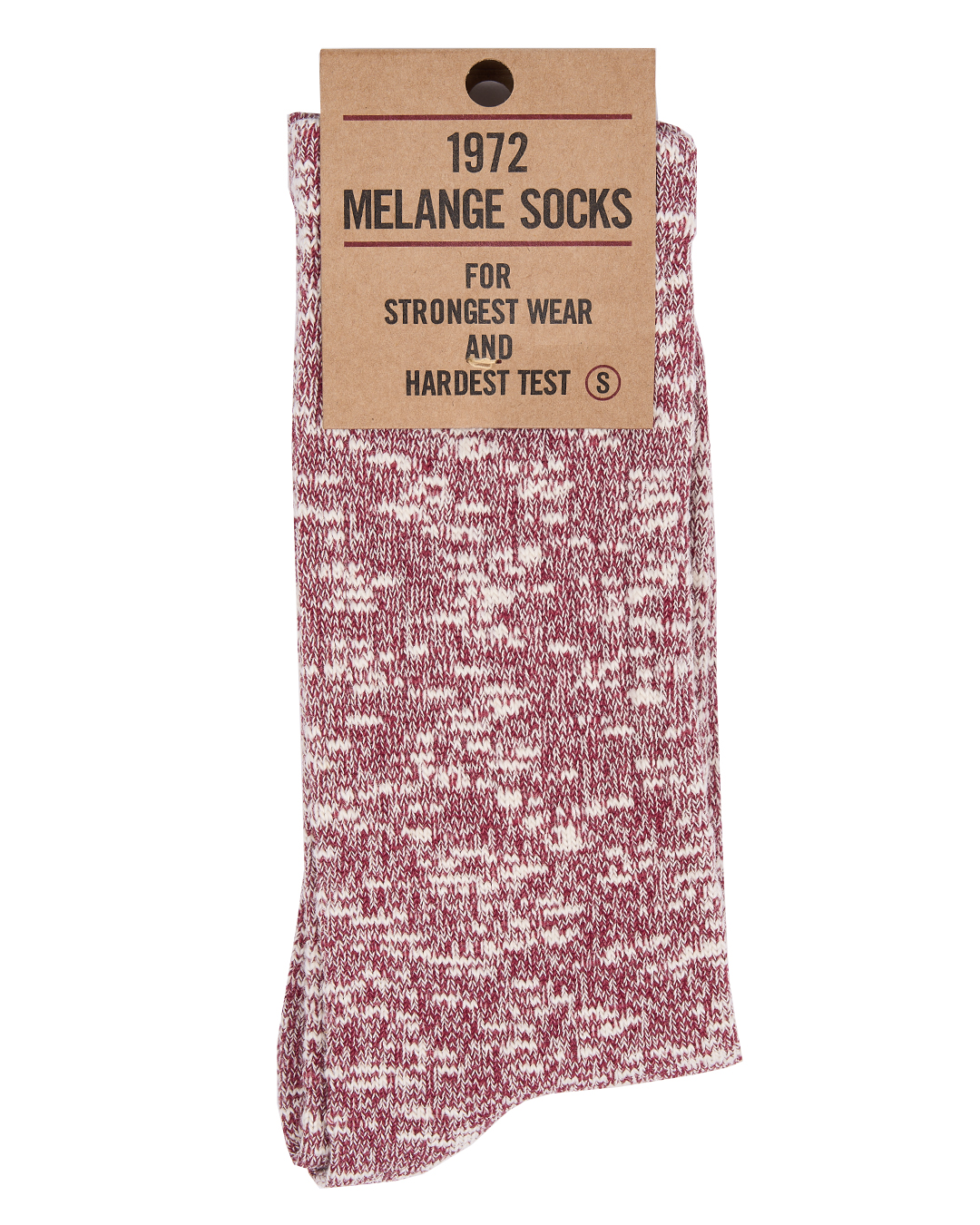 Chaussettes 1972 Melange Socks Red Pike Brothers